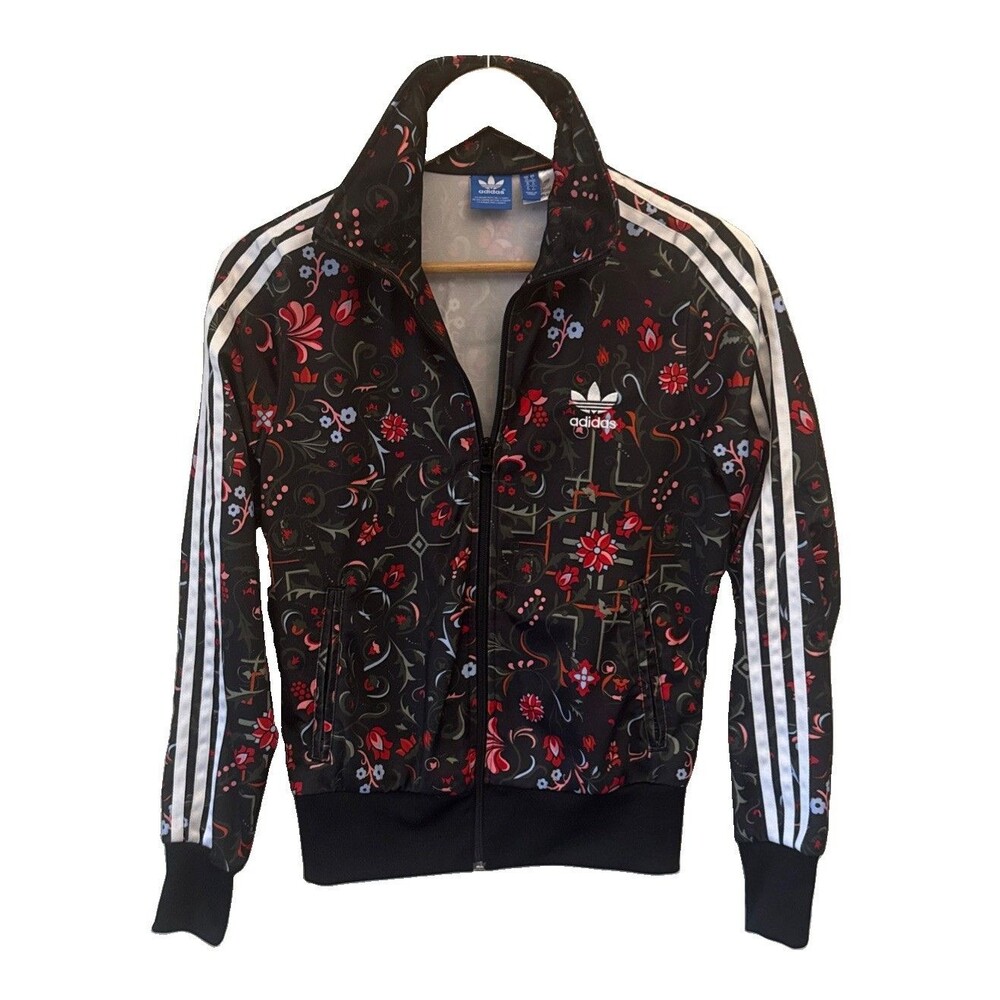 Adidas Originals Superstar Firebird Floral TT Track Top jacket dark floral zip